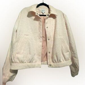Nine West - The Femme bomber light pink tweed